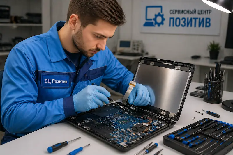 Ремонт шлейфа матрицы ноутбука в Горелово