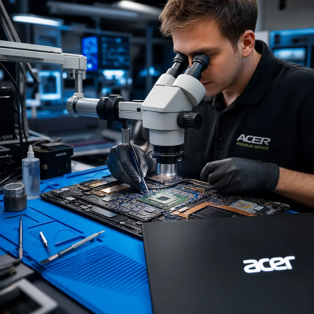 Замена видеокарты ноутбука Acer в Горелово