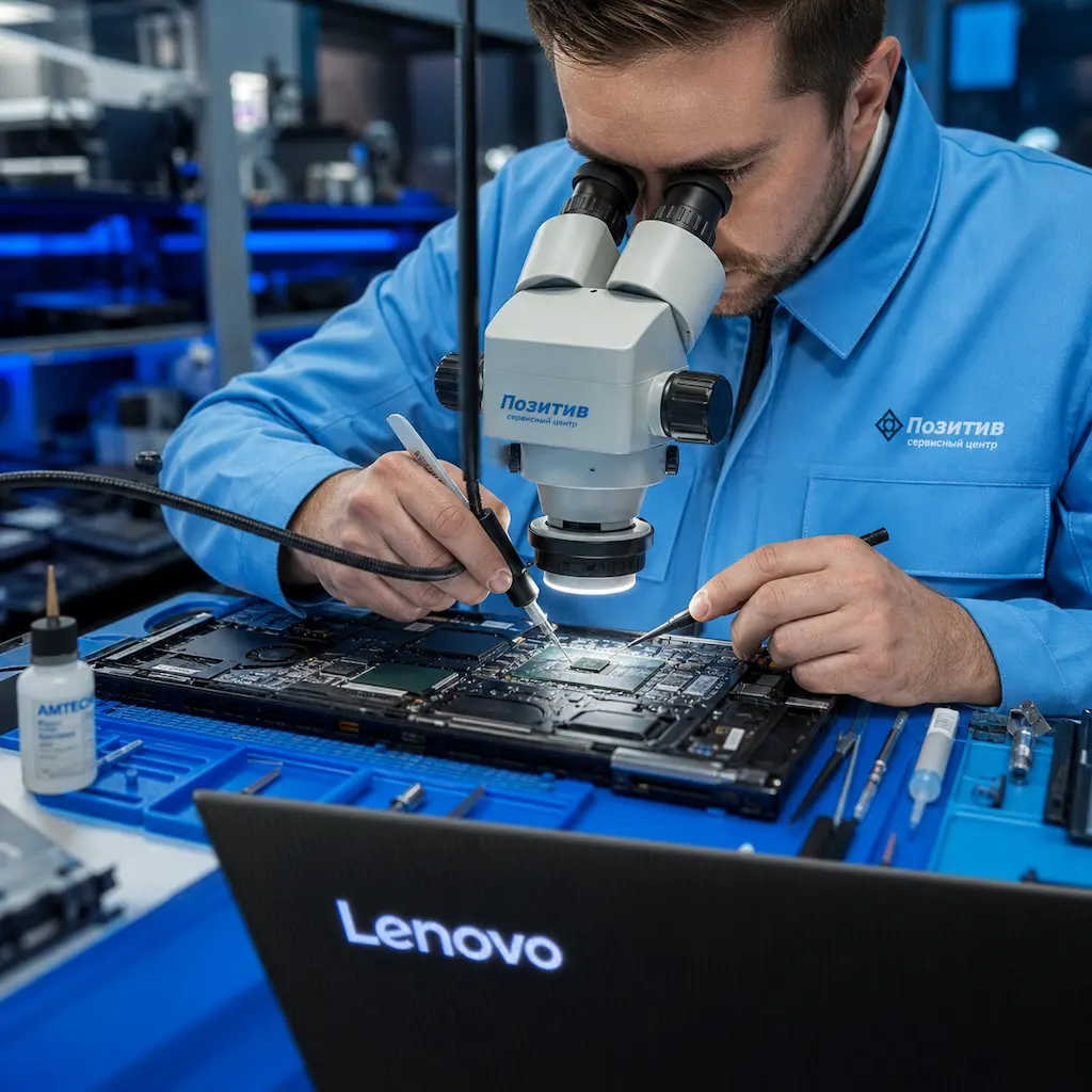 Замена видеокарты ноутбука Lenovo в Горелово