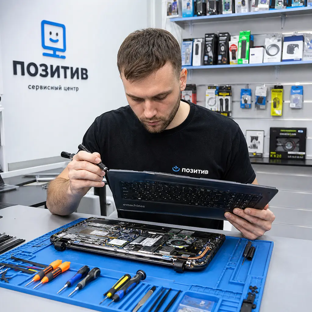 заменить клавиатуру на ноутбуке Emachines в Горелово