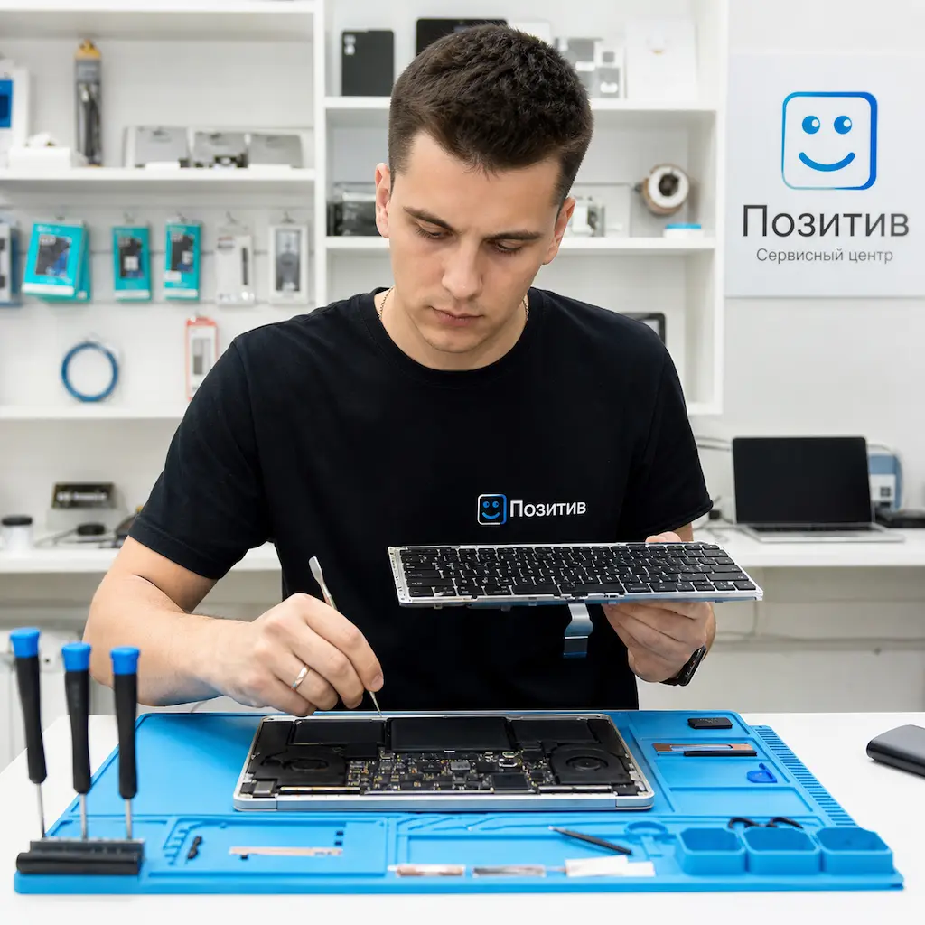заменить клавиатуру на Apple Macbook в Горелово