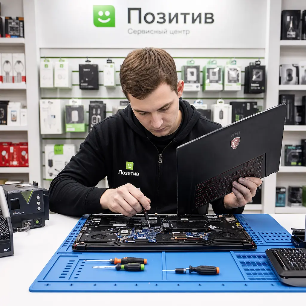 заменить клавиатуру на ноутбуке MSI в Горелово