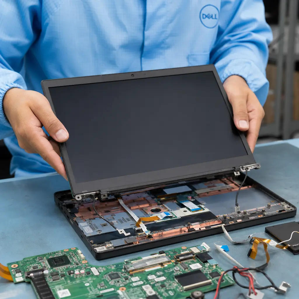 заменить матрицу ноутбука Dell в Горелово