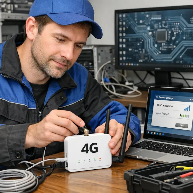 Настройка 4G модема в Горелово