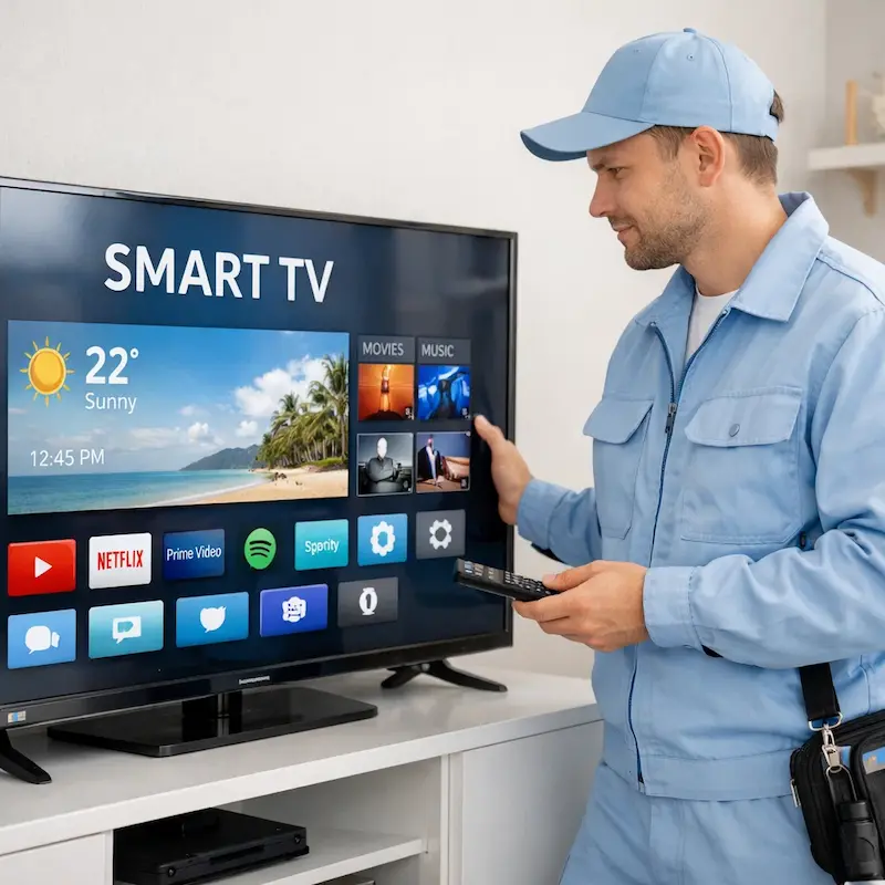 Настройка Smart TV в Горелово
