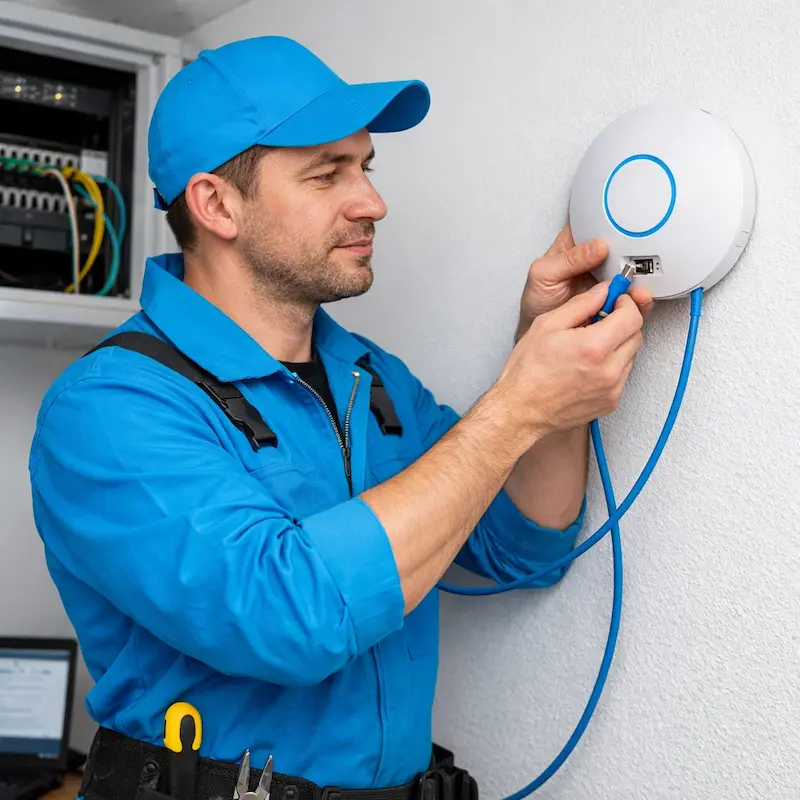 Подключение точки доступа в Горелово