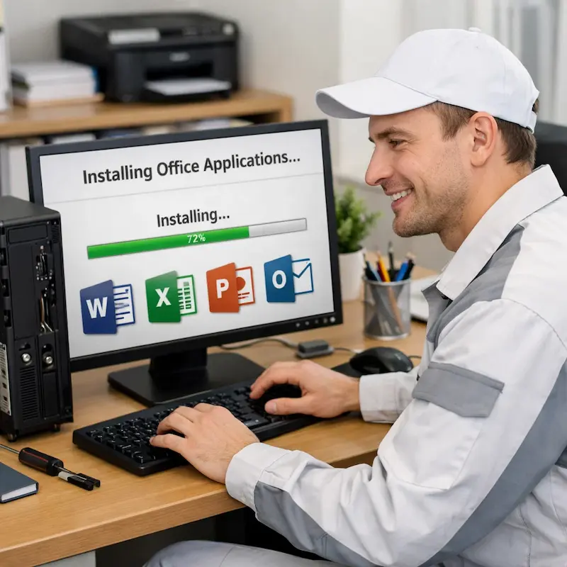 Установка и настройка программ на компьютере в Горелово