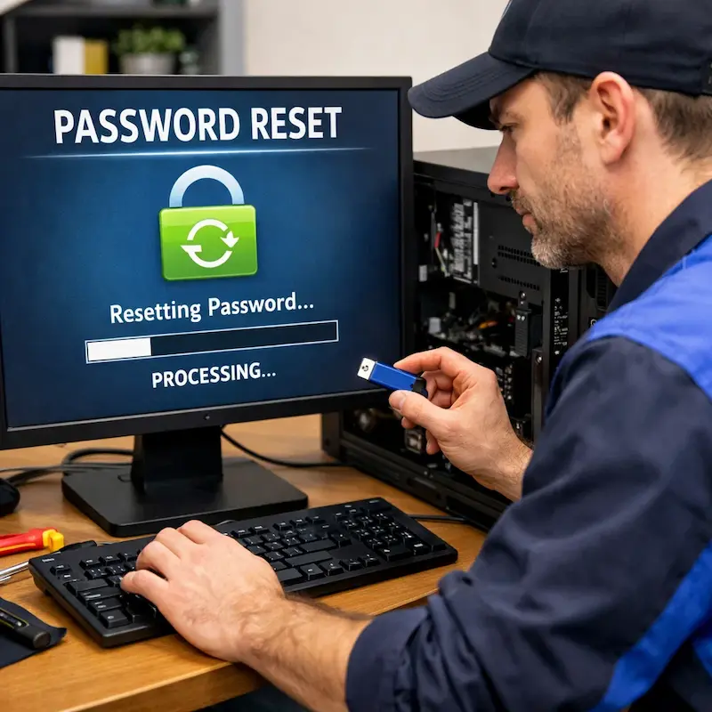 Удаление пароля на компьютере в Горелово