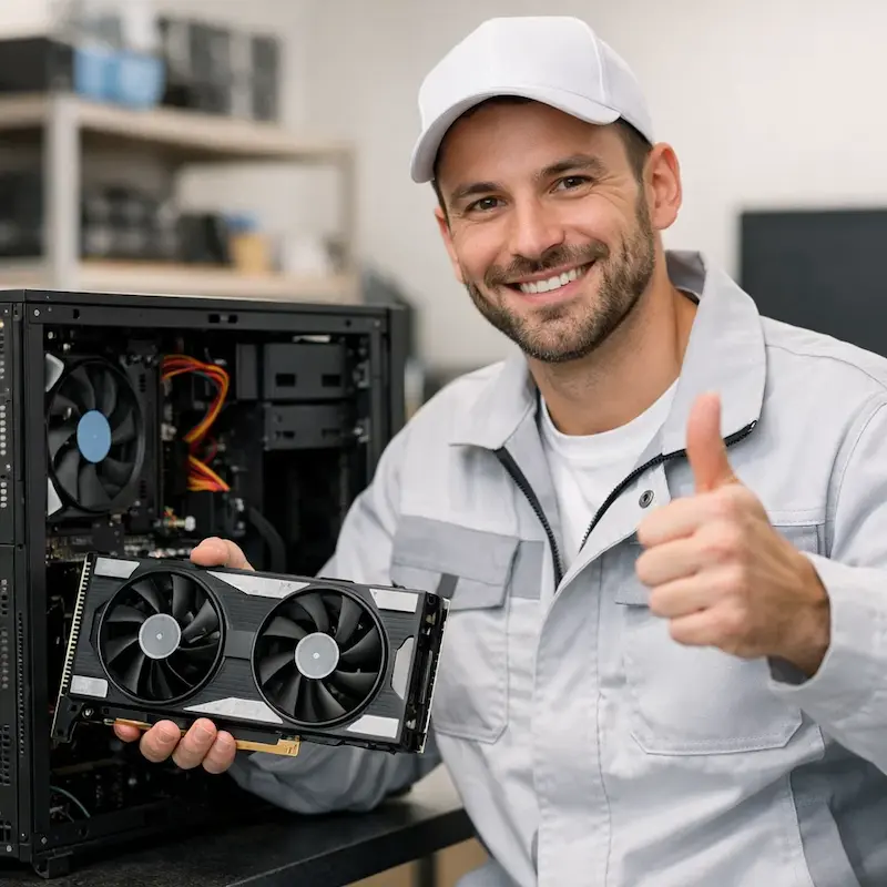 установка видеокарты на ПК в Горелово